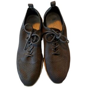 Naot Women's Galaxy Vegan Black Stretch Sneakers EUC